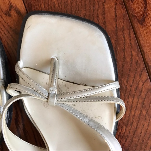 Hillard & Hanson White Strappy Square toe Sandals - Picture 10 of 12